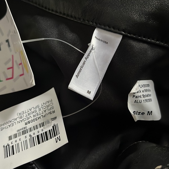 NEW Deadstock Vintage American Apparel Offbeat Collection Splatter Skater Skirt - Picture 4 of 5